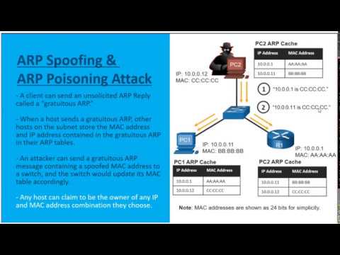 ARP Attacks, STP Attacks, and CDP Reconnaissance