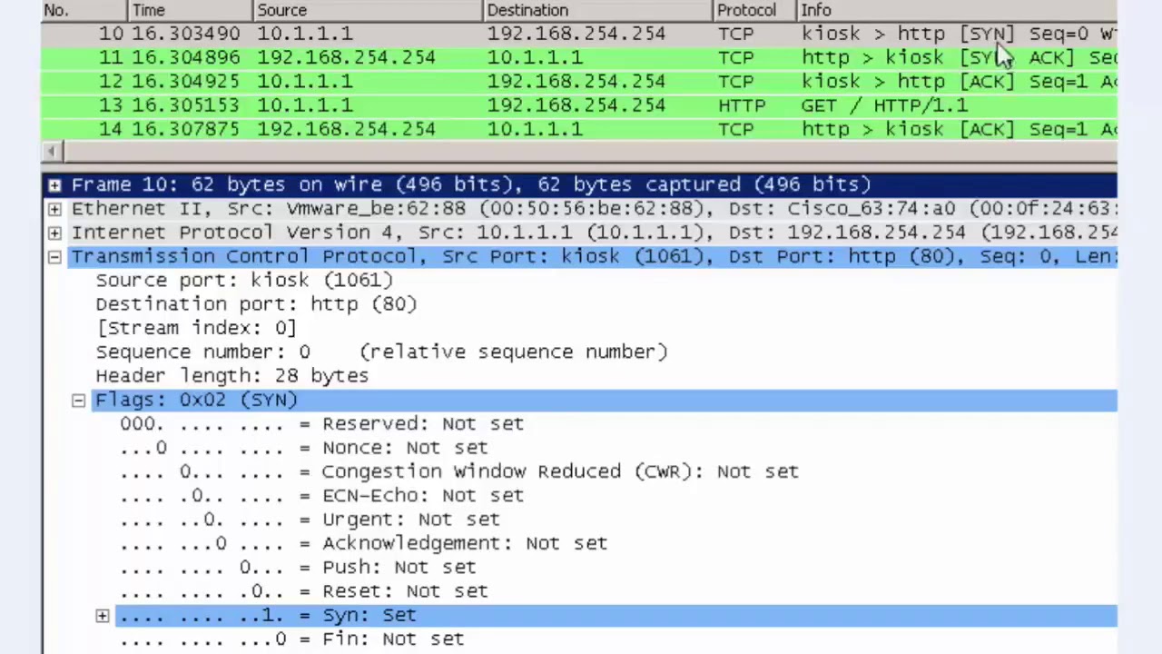 Video - TCP 3-Way Handshake