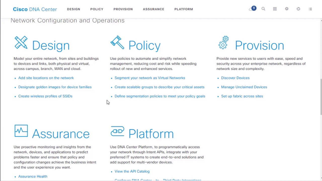 DNA Center Overview and Platform APIs
