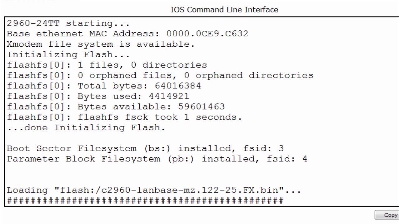 Alter the Running Configuration