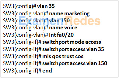 Módulos 1 - 4: Examen de conceptos de conmutación, VLAN y enrutamiento entre VLAN Respuestas 32