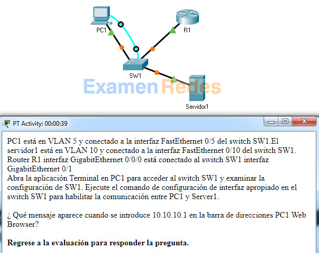 Módulos 1 - 4: Examen de conceptos de conmutación, VLAN y enrutamiento entre VLAN Respuestas 73
