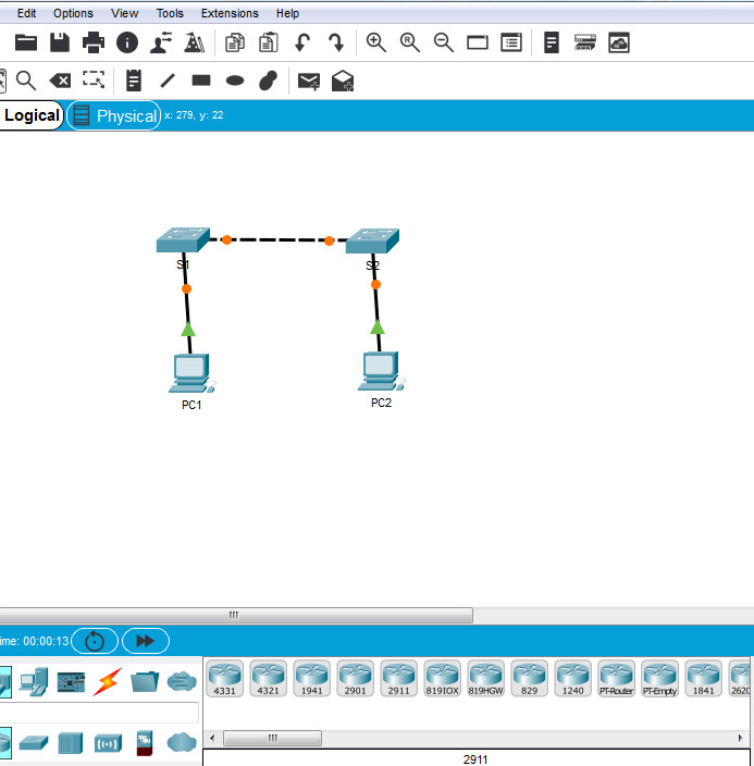 2.5.5 Packet Tracer - Configure Initial Switch Settings